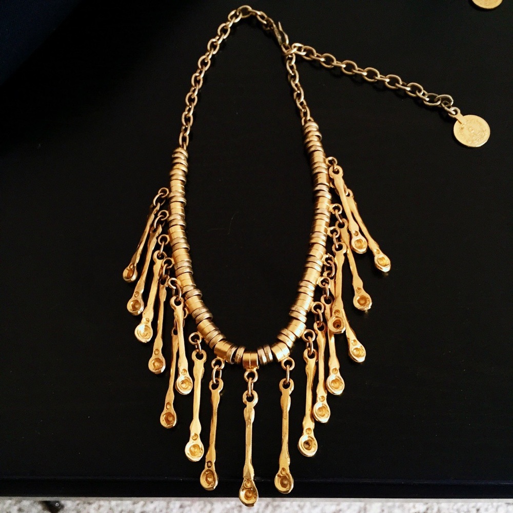 gold spoon necklace